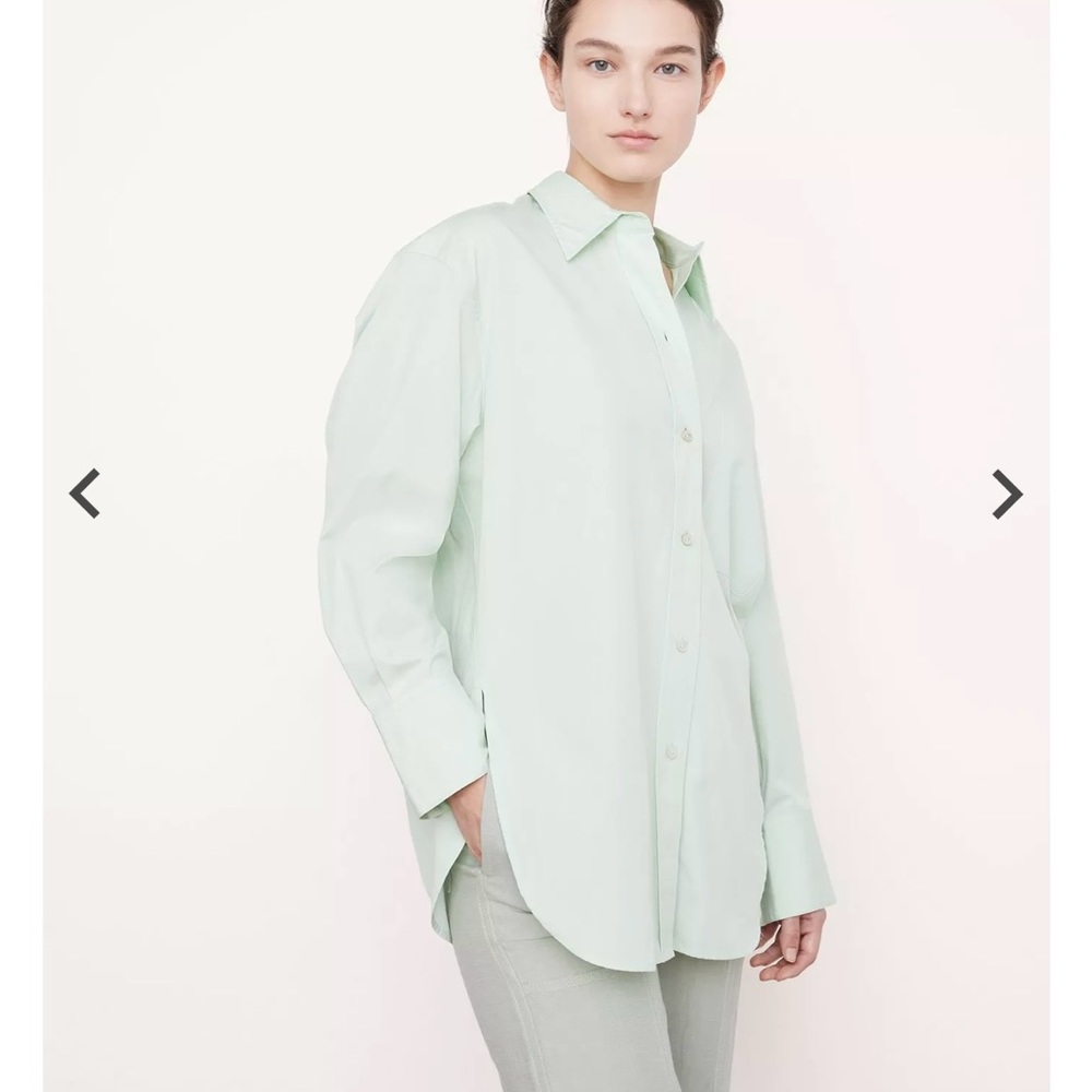 Vince Oversized Long Sleeve Shirt View 6